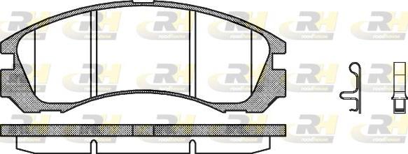Roadhouse 2354.32 - Set placute frana,frana disc aaoparts.ro