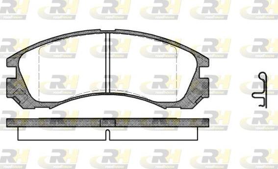 Roadhouse 2354.22 - Set placute frana,frana disc aaoparts.ro