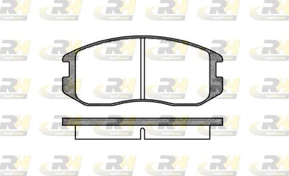 Roadhouse 2357.00 - Set placute frana,frana disc aaoparts.ro