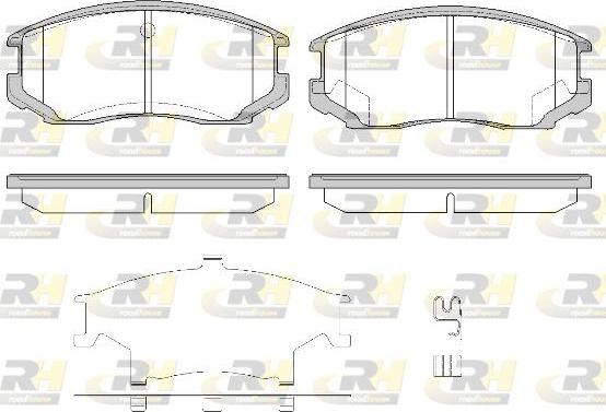 Roadhouse 2357.32 - Set placute frana,frana disc aaoparts.ro