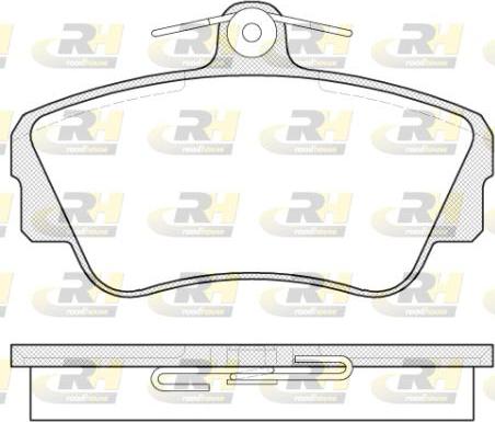 Roadhouse 2309.00 - Set placute frana,frana disc aaoparts.ro
