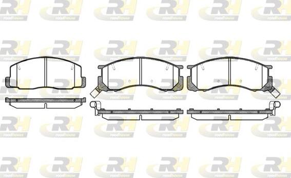 Roadhouse 2306.32 - Set placute frana,frana disc aaoparts.ro