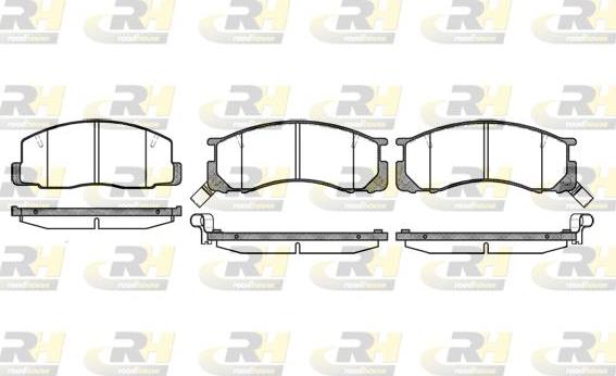 Roadhouse 2306.22 - Set placute frana,frana disc aaoparts.ro