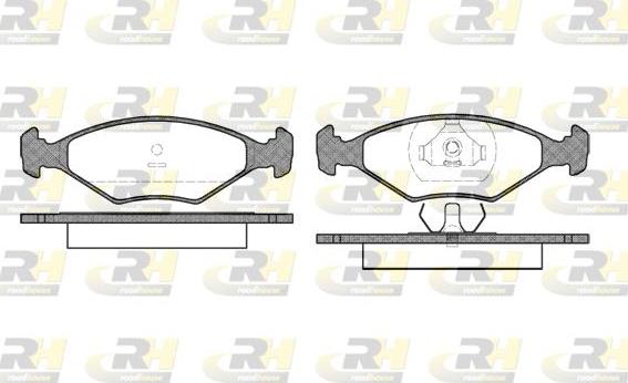 Roadhouse 2301.00 - Set placute frana,frana disc aaoparts.ro