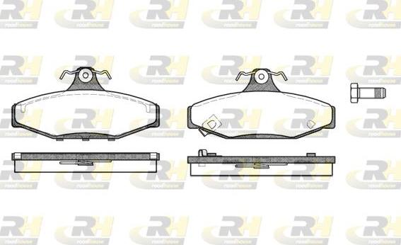 Roadhouse 2335.02 - Set placute frana,frana disc aaoparts.ro