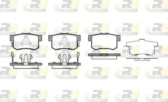 Roadhouse 2325.04 - Set placute frana,frana disc aaoparts.ro
