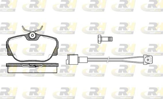 Roadhouse 2296.02 - Set placute frana,frana disc aaoparts.ro