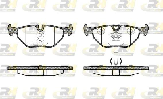 Roadhouse 2265.40 - Set placute frana,frana disc aaoparts.ro