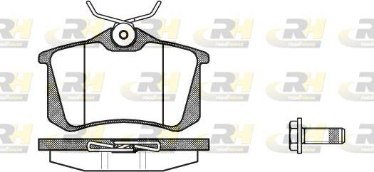 Febi Bilstein 16284 - Set placute frana,frana disc aaoparts.ro