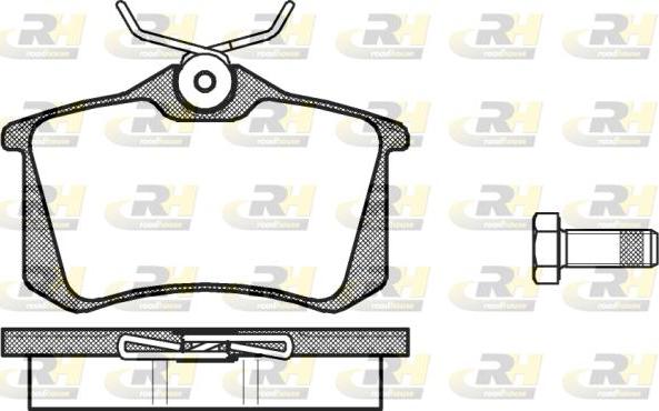 Roadhouse 2263.00 - Set placute frana,frana disc aaoparts.ro