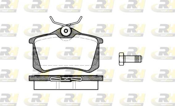 Roadhouse 2263.01 - Set placute frana,frana disc aaoparts.ro
