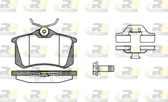 Roadhouse 2263.03 - Set placute frana,frana disc aaoparts.ro