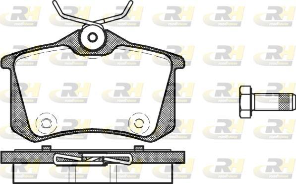 Roadhouse 2263.14 - Set placute frana,frana disc aaoparts.ro