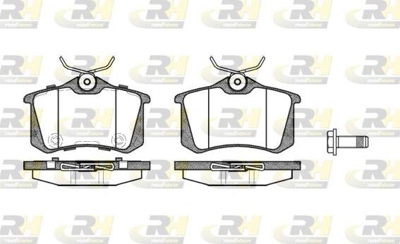 Roadhouse 2263.74 - Set placute frana,frana disc aaoparts.ro