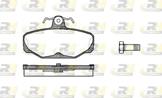 Roadhouse 2205.00 - Set placute frana,frana disc aaoparts.ro