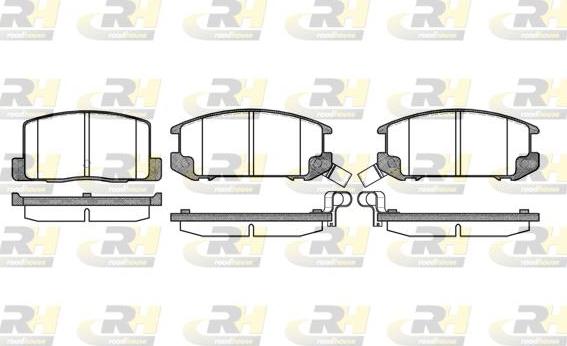 Roadhouse 2201.12 - Set placute frana,frana disc aaoparts.ro