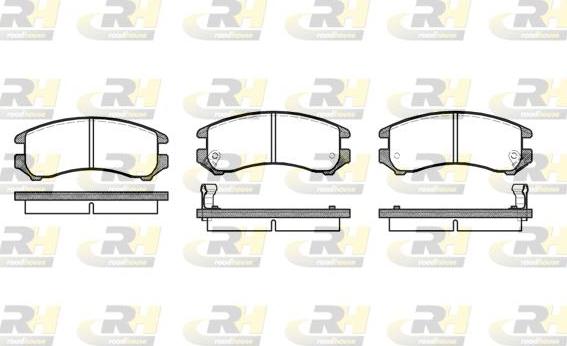 Roadhouse 2219.02 - Set placute frana,frana disc aaoparts.ro
