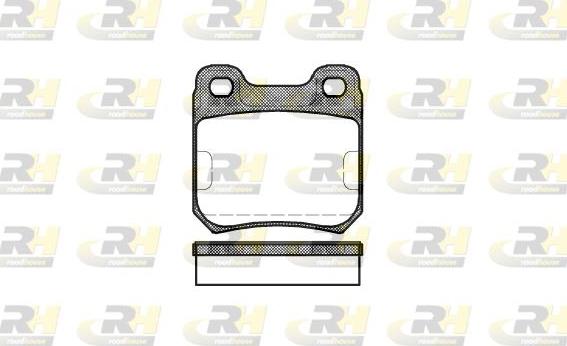 Roadhouse 2239.10 - Set placute frana,frana disc aaoparts.ro
