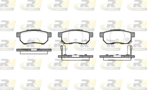 Roadhouse 2233.64 - Set placute frana,frana disc aaoparts.ro