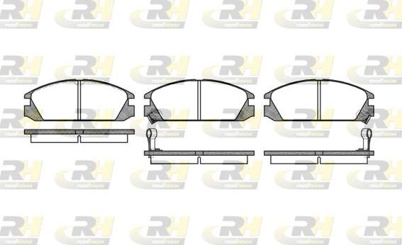 Roadhouse 2228.02 - Set placute frana,frana disc aaoparts.ro