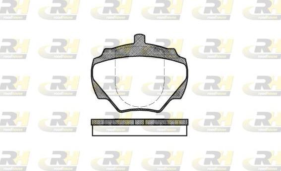 Roadhouse 2222.00 - Set placute frana,frana disc aaoparts.ro