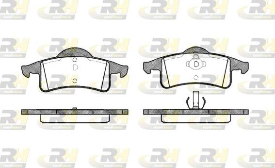Roadhouse 2758.00 - Set placute frana,frana disc aaoparts.ro