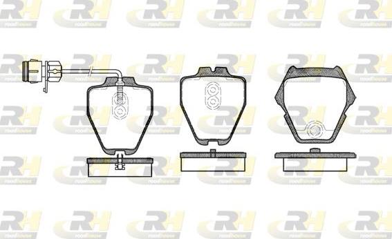 Roadhouse 2752.12 - Set placute frana,frana disc aaoparts.ro