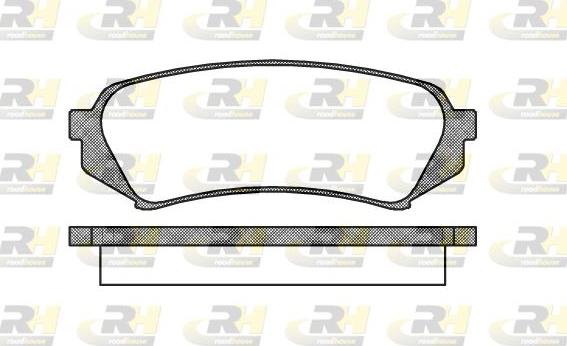 Roadhouse 2706.00 - Set placute frana,frana disc aaoparts.ro