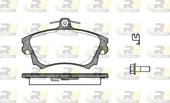 Roadhouse 2708.02 - Set placute frana,frana disc aaoparts.ro
