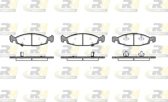 Roadhouse 2736.02 - Set placute frana,frana disc aaoparts.ro