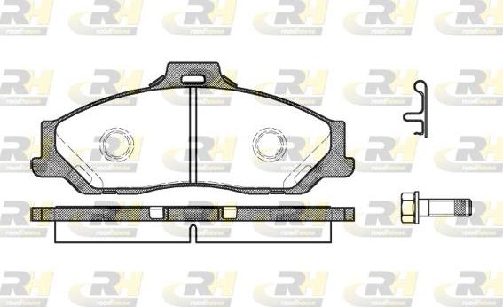 Roadhouse 2730.01 - Set placute frana,frana disc aaoparts.ro
