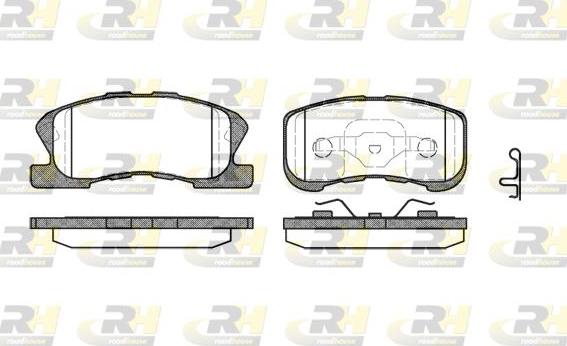 Roadhouse 2720.02 - Set placute frana,frana disc aaoparts.ro