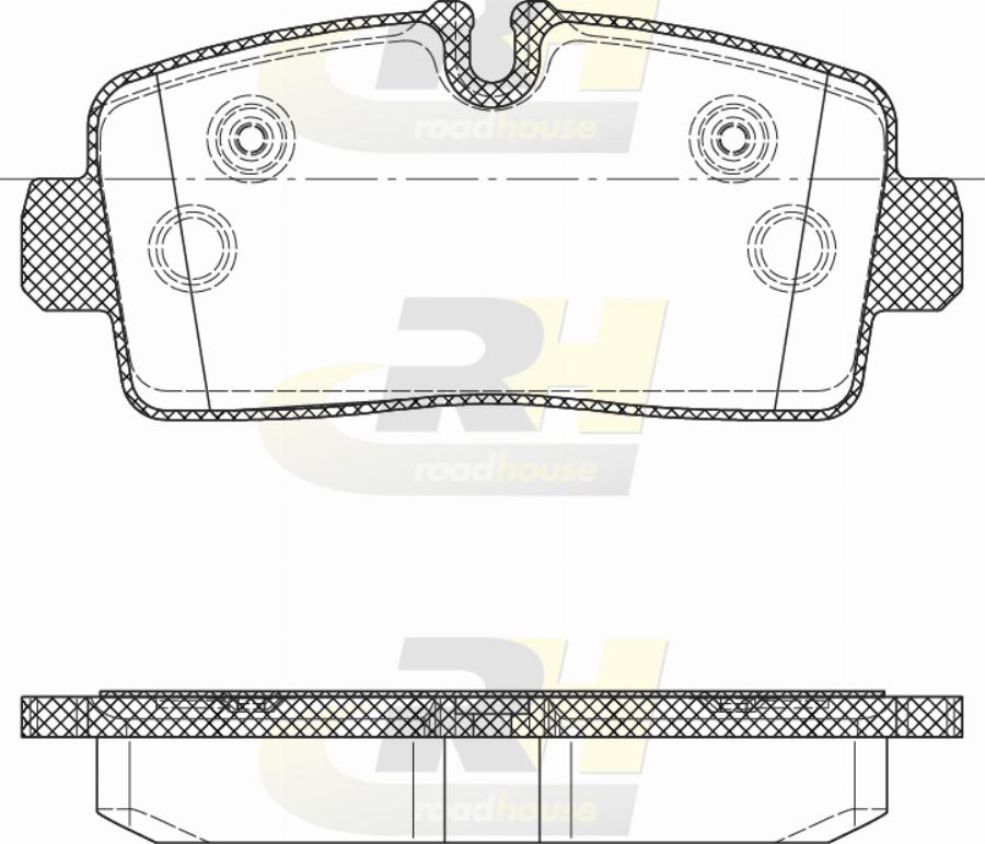 Roadhouse H22005.00 - Set placute frana,frana disc aaoparts.ro
