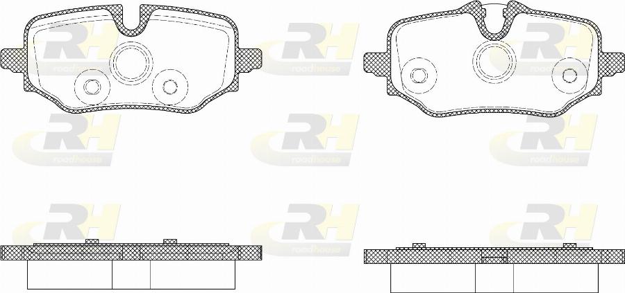 Roadhouse H22013.00 - Set placute frana,frana disc aaoparts.ro