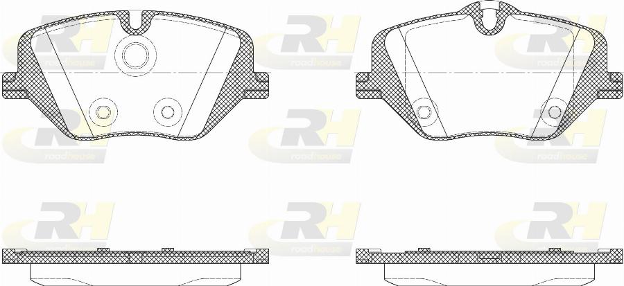 Roadhouse H22031.00 - Set placute frana,frana disc aaoparts.ro