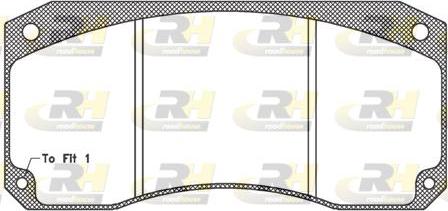Roadhouse JSX 2346.40 - Set placute frana,frana disc aaoparts.ro