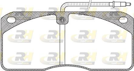 Roadhouse JSX 2278.40 - Set placute frana,frana disc aaoparts.ro
