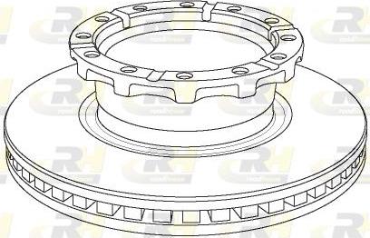 Knorr Bremse K069793 - Disc frana aaoparts.ro