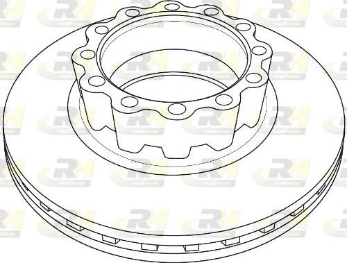 Roadhouse NSX1230.20 - Disc frana aaoparts.ro