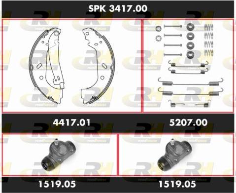 Roadhouse SPK 3417.00 - Set saboti frana aaoparts.ro