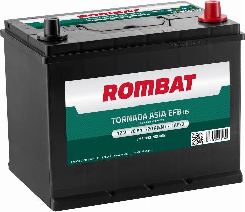 ROMBAT TAF70 - Baterie de pornire aaoparts.ro