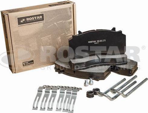 Rostar 180.000279 - Set placute frana,frana disc aaoparts.ro
