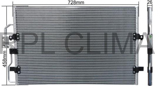 RPL QUALITY APCDCI5005 - Condensator, climatizare aaoparts.ro