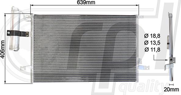 RPL QUALITY APCDDW5009 - Condensator, climatizare aaoparts.ro