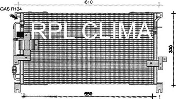 RPL QUALITY APCDMI0009 - Condensator, climatizare aaoparts.ro