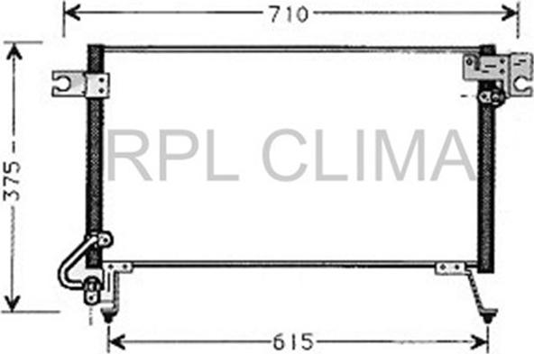 RPL QUALITY APCDMI0022 - Condensator, climatizare aaoparts.ro