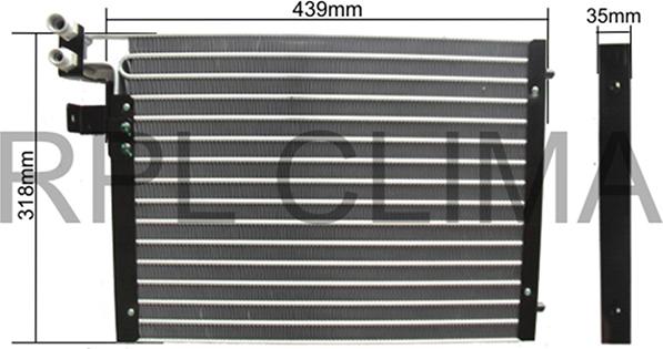 RPLQuality APCDNH0002 - Condensator, climatizare aaoparts.ro