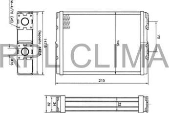 RPL QUALITY APCHNI1003 - Schimbator caldura, incalzire habitaclu aaoparts.ro