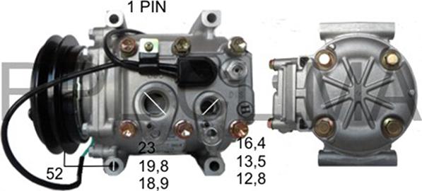 RPL QUALITY APCOMI0039 - Compresor, climatizare aaoparts.ro