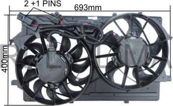 RPL QUALITY APELFD5005 - Ventilator, radiator aaoparts.ro